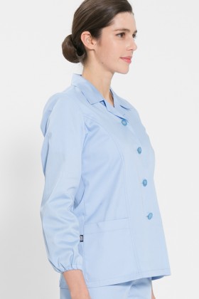 긴팔 TC32수 스판덱스 위생복 셔츠(여성용) /스카이블루(FS-113)